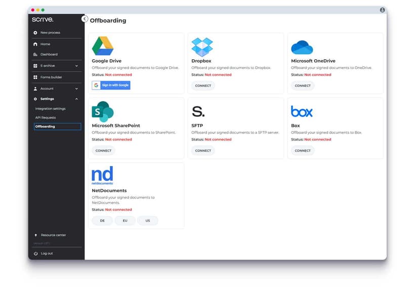 Get started with Scrive - Onboarding guides | Scrive