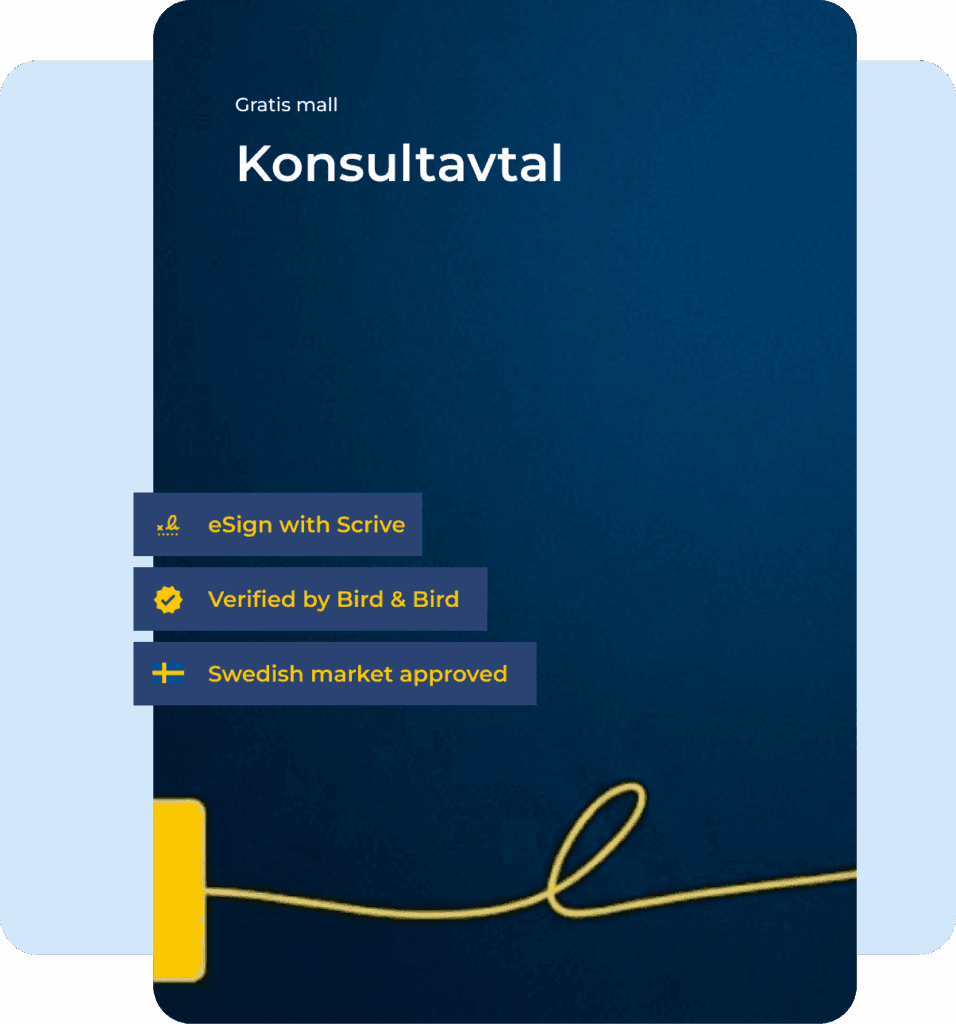 Konsultavtal Forms